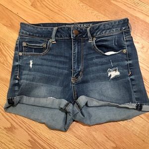 AE Super Stretch High Rise Shorts Size 12